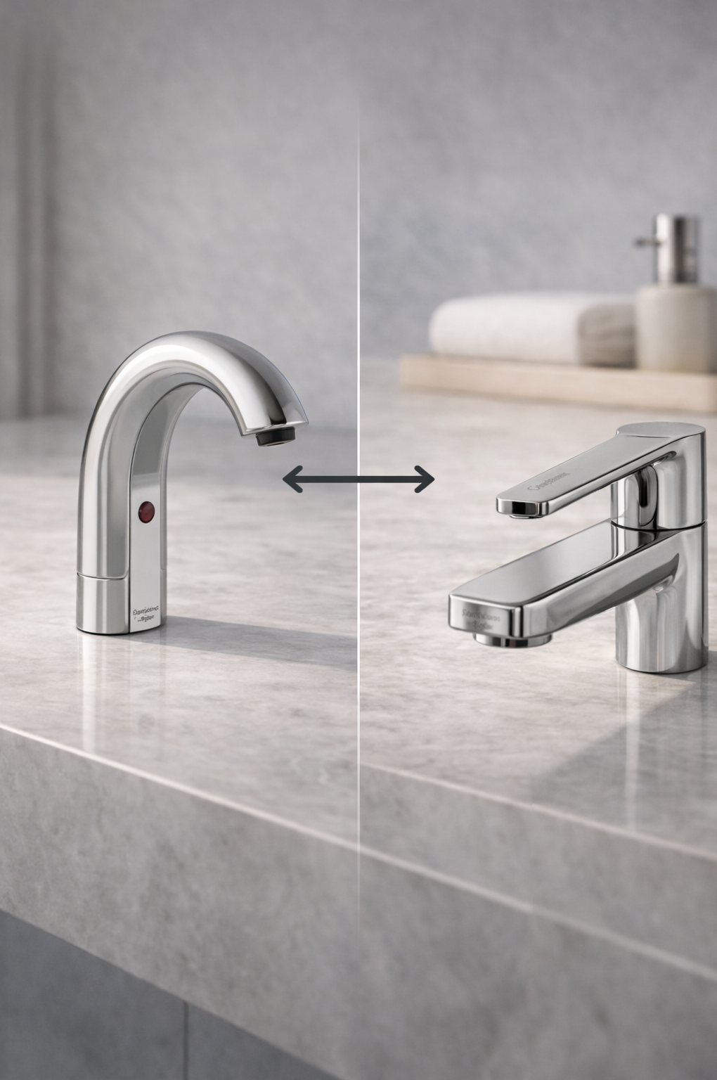 American Standard Commercial vs BathSelect touchless faucet systems comparison